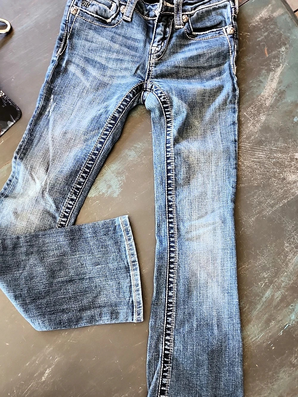 Miss Me Skinny Jeans Blue Girls 12.